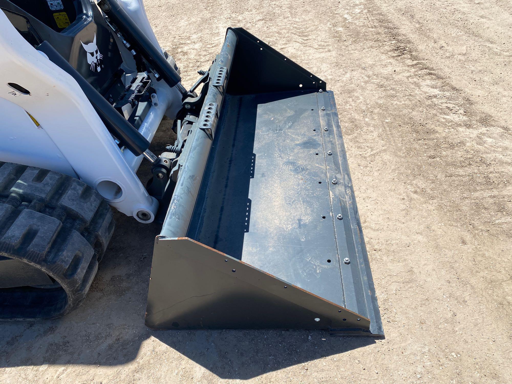 2023 BOBCAT T76 RUBBER TRACKED SKID STEER powered by diesel engine, equipped with rollcage,