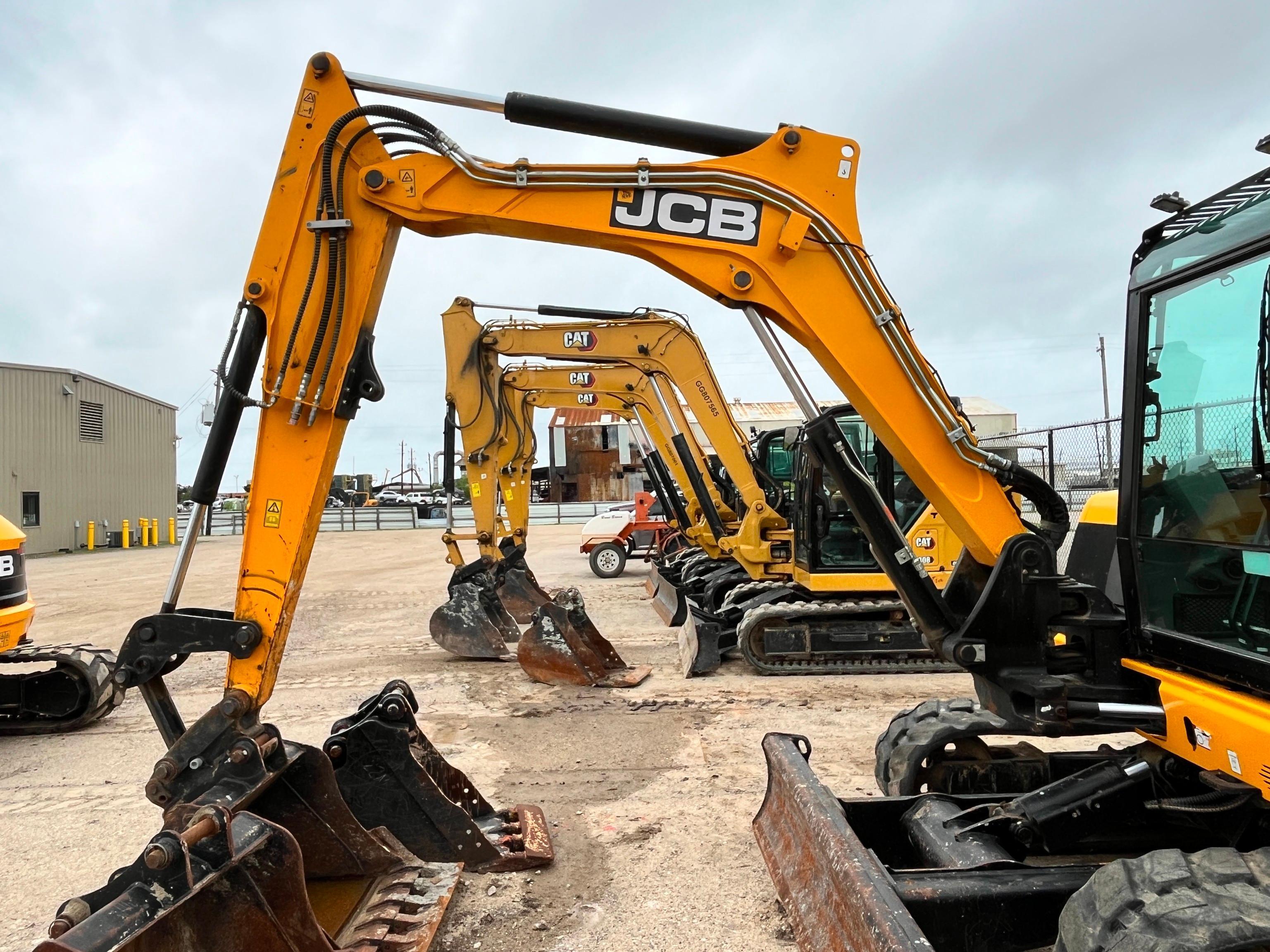 2022 JCB 85Z-2 HYDRAULIC EXCAVATOR SN:JCB8AEA3KM2736507 powered by Kohler diesel engine, equipped