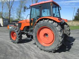 AGRICULTURAL TRACTOR KUBOTA M125X TRACTOR SN, POWERED BY KUBOTA DIESEL ENGINE, EQUIPPED WITH CAB,