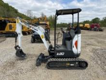 NEW UNUSED BOBCAT E20 HYDRAULIC EXCAVATOR powered by diesel engine, equipped with OROPS, front