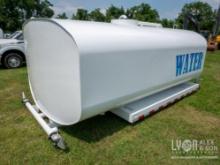 UNUSED SPLASH 13FT. 3,500 GALLON WATER TANK 3/16 Shell, 2 baffles, dished heads, 2 front spray, 2