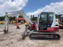 2017 TAKEUCHI TB290C HYDRAULIC EXCAVATOR SN:185104436 powered by diesel engine, equipped with Cab,