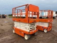 2018 SNORKEL S4732E SCISSOR LIFT SN:S4732E-04-180101665 electric powered, equipped with 32ft.