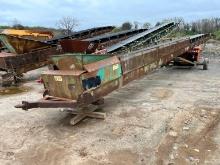 30IN. X 60FT. STACKING CONVEYOR CONVEYORS & STACKER powered by Deutz diesel engine, equipped with