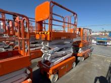 2017 SNORKEL S3219E SCISSOR LIFT SN:S3219E-11-170700084 electric powered, equipped with 19ft.