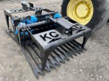 NEW 48IN. GRAPPLE BUCKET SKID STEER ATTACHMENT