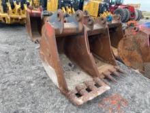 NEW MI36HDP 36IN. DIRT BUCKET W/ TEETH EXCAVATOR BUCKET fits 350 class machines.