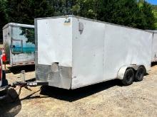 2017 COVERED WAGON TRAILERS CW7X16TA2 CARGO TRAILER VN:53FBE1625HF031889 equipped with 7,000lb GVWR,