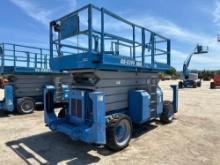 GENIE GS-5390 RT SCISSOR LIFT SN:GS9008-46039 4x4, powered by diesel engine, equipped with 53ft.