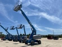 GENIE S-60X BOOM LIFT SN:S60X14A-27515 4x4, powered by diesel engine, equipped with 60ft. Platform