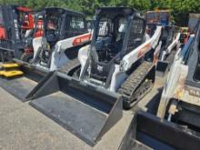 2023 BOBCAT T64 RUBBER TRACKED SKID STEER SN-119488, powered by diesel engine, equipped with