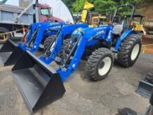 NEW NEW HOLLAND WORKMASTER 50 TRACTOR LOADER 4x4, powered by diesel engine, equipped with OROPS, 8x8