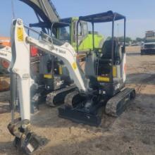 2023 BOBCAT E20 HYDRAULIC EXCAVATOR SN:BSVG11424 powered by diesel engine, equipped with OROPS,