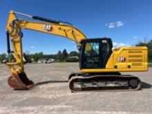 2023 CAT 320 2D HYDRAULIC EXCAVATOR powered by Cat diesel engine, equipped with Cab, air, heat,