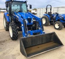 NEW UNUSED NEW HOLLAND WORKMASTER 55 TRACTOR LOADER 4x4, powered by diesel engine, equipped with