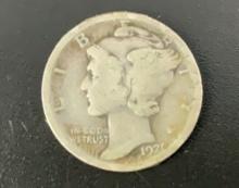 1921 US Mercury Dime