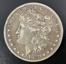 1880 US Morgan Silver Dollar CC