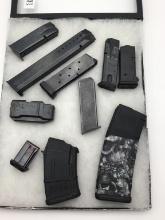 Lot of 10 Various Gun Clips Including