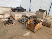 LOT: (10) Pallets & Crates of Misc.Mud Motor Parts