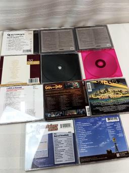 CD LOT MUSICAL SOUND TRACKS, "GUYS AND DOLLS," "THE WIZ", "OKLAHOMA" AND OTHERS