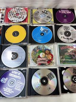 CD LOT MISCELLANEOUS TV THEMES, HUMOR STORIES, PRETTY GOOD JOKES, LIVIN' IN MINNESOTA, AND OTHERS