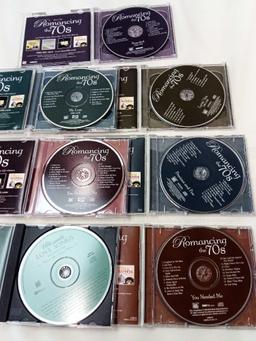 CD BOX SET TIME LIFE ROMANCING THE 70S SET OF 7 VARIOUS ARTISTS FRANKIE VALLI, LOU RAWLS, AND OTHERS
