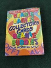 SPECIAL LIMITED EDITION BEANIE BABIES COLLECTOR CARDS BEANIE BUDDIES FOR MEMBERS ONLY SEALED