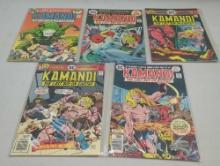 DC COMICS - KAMANDI THE LAST BOY ON EARTH! COMIC LOT - FIVE