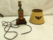 VINTAGE BAR LAMP CORD IS NOT IN WORKING ORDER UNTESTED. SCHMIDT CITY CLUB BEER ADVERTISING. WITH