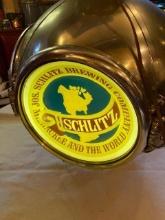 SCHLITZ CHANDELIER BEER CLOCK- WORKS