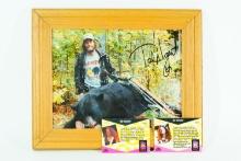 Signed Ted Nugent Crossbow Hunting Photo