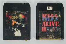 Lot of (2) KISS Vintage 8-Track Tapes