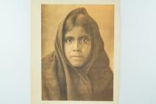 Qahatika Desert Girl by Edward Curtis Photo Art