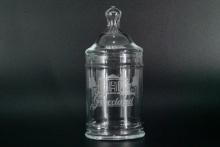 Vintage Graceland Clear Glass Jar