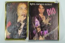 Lot of (2) Pictures of Ronnie James Dio Framed and Signed