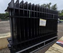 (22) 10' x 7' Wrought Iron Fence Panels