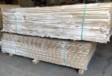 (2) Stacks Vinyl Covered Particle Board
