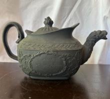 Wedgwood Black Basalt Teapot with Lid