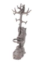 Bronze Black Forest Bear Hall Tree Umbrella Stand