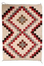 Navajo Ganado Diagonal Triangular Checkered Rug