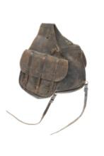 Ca. 1890-1930s U.S. Cavalry Leather Saddle Bags