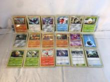 Lot of 18 Pcs Collector Modern Pokemon TCG Assorted Pokemon Trading Game Cards - See Photos