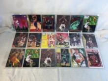 Lot of 18 Pcs Collector Modern NBA Basketball Sport Trading Assorted Cards & Players -See Pictures