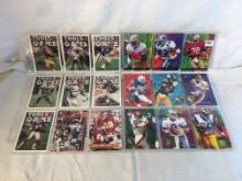 Lot of 18 Pcs Collector Modern NFL Football Sport Trading Assorted Cards & Players -See Pictures
