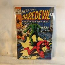 Collector Vintage Marvel Comics Here Comes Daredevil The Man Without Fear Comic Book No.50