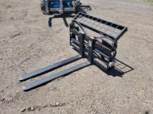 2024 UNUSED 4 X 1.4 X 50 SA-ZD HYDRAULIC SKID STEER FORKS, 24031401G *SELLS