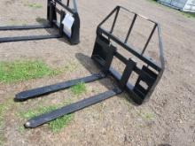 2024 UNUSED MOWER KING SA SKID STEER FORKS, 4X1.4X50, S:SA24031508A *SELLS