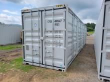 2024 AGT 40' HIGH CUBE FOUR MULTI DOORS CONTAINER, DETAILS: FOUR SIDE OPEN