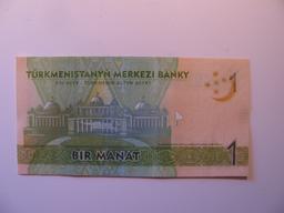 Foreign Currency: Turkmenistan 1 Manat