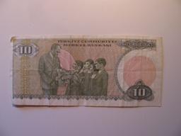 Foreign Currency: Turkey 10 Lirasi